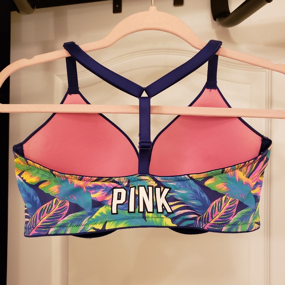Pink Everywhere T-back Push Up Bra